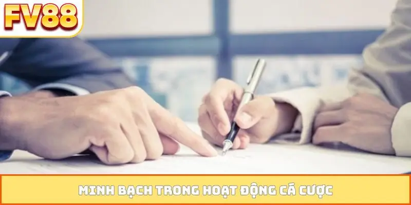 Minh bạch trong hoạt động cá cược