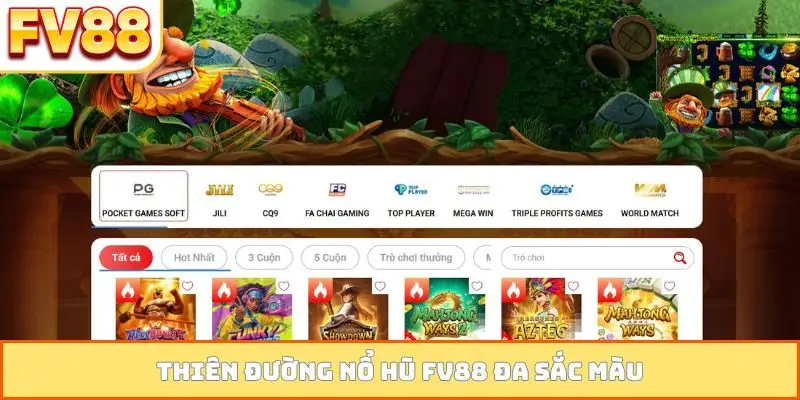 Thiên đường nổ hũ FV88 đa sắc màu